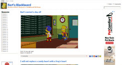 Desktop Screenshot of bartsblackboard.com