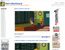 Tablet Screenshot of bartsblackboard.com